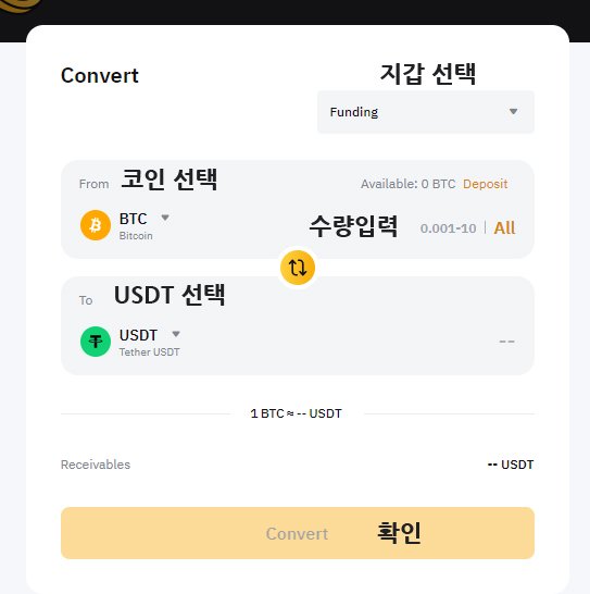 바이비트 USDT 전환
