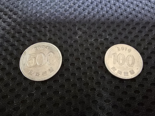 수수료 500원 지불시 100원을 돌려줍니다.