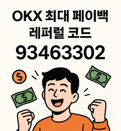 OKX 레퍼럴 코드를 등록하면 수수료 할인 페이백을 최대로 받을 수 있는 이미지