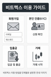 비트멕스 이용 가이드: 가입부터 거래까지