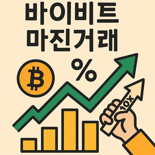 바이비트 마진거래 만화 스타일 일러스트